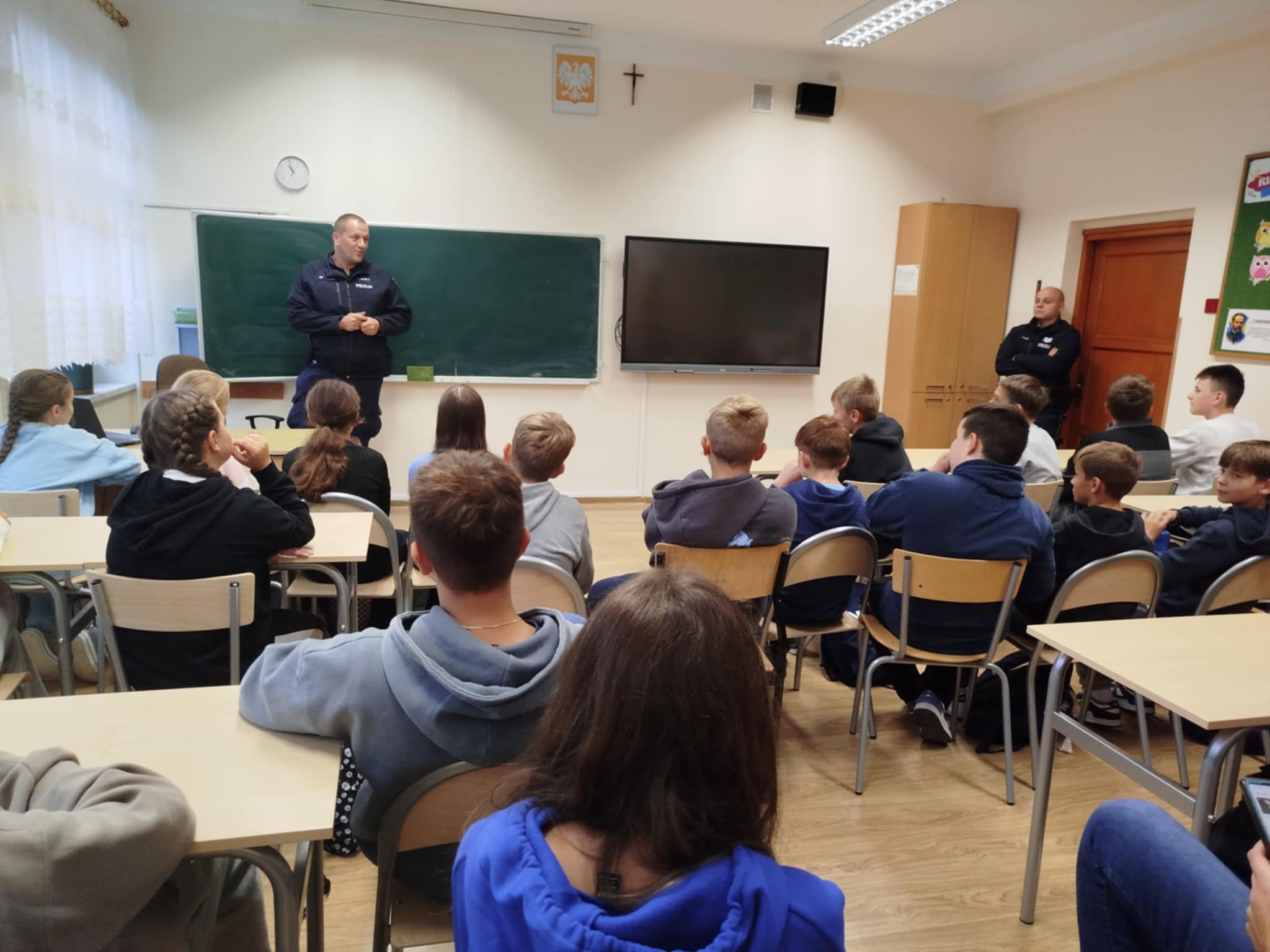 Spotkanie z Policjantami w klasach V-VIII