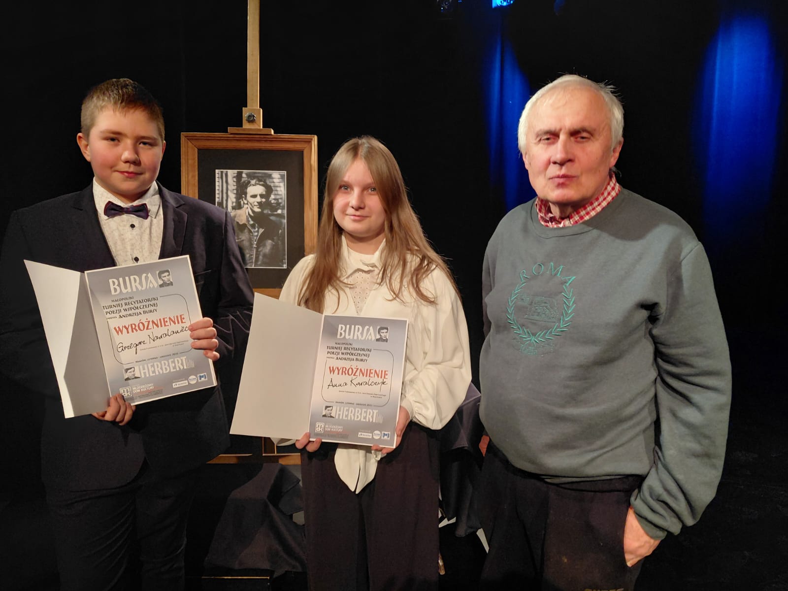 Wyróżnienia w Małopolskim Konkursie Recytatorskim im. Andrzeja Bursy