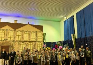 Wizyta zuchów i harcerzy z terenu gminy Słopnic w naszej szkole