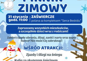 ZAPROSZENIE NA PIKNIK ZIMOWY