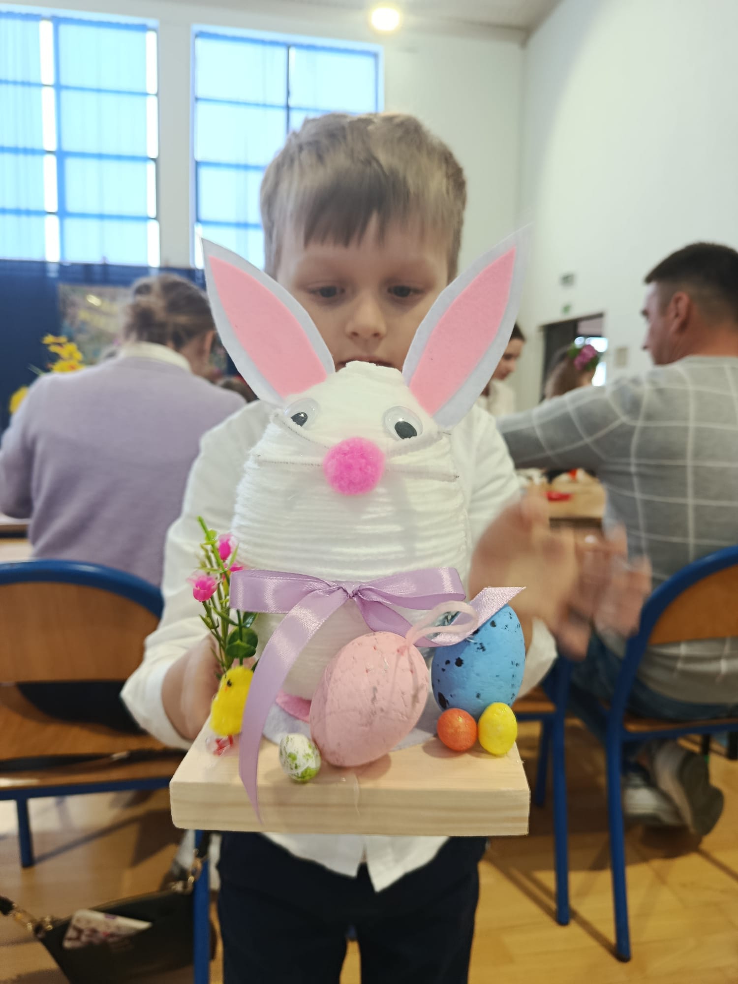 Warsztaty wielkanocne przedszkolaków z rodzicami