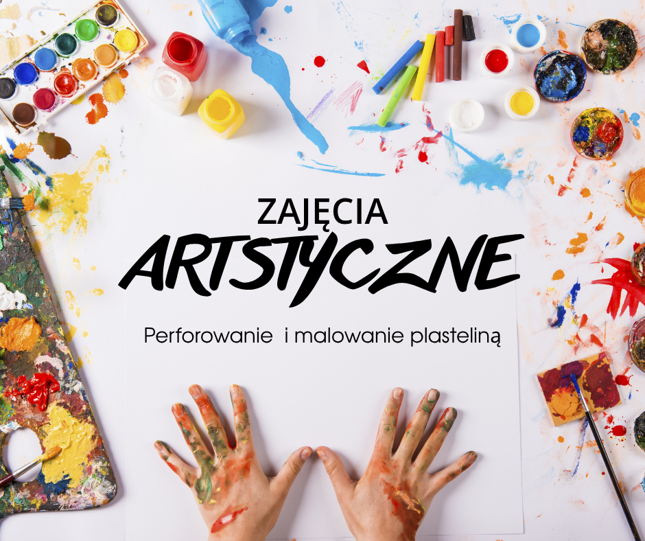 Perforowanie  i malowanie plasteliną na zajęciach artystycznych w klasach 1-2