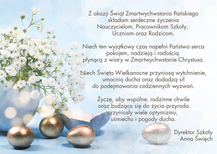 Życzenia wielkanocne