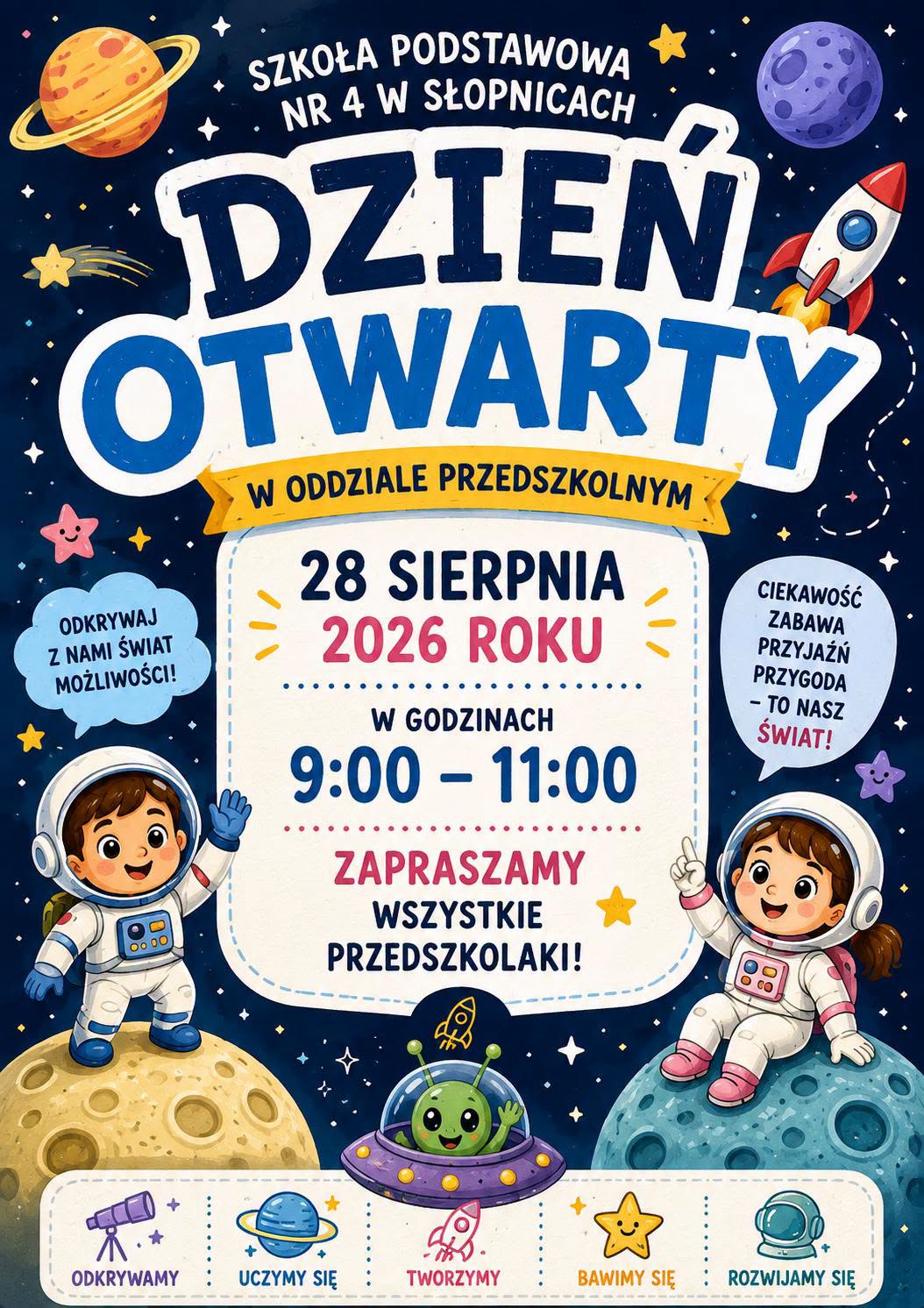 Dzień otwarty oddziału przedszkolnego
