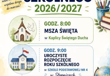 Informacje o rozpoczęciu roku szkolnego 2026/2027