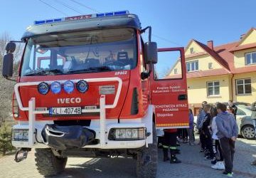 STRAŻACY OSP W NASZEJ SZKOLE!