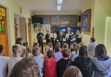 Występ Szkoły Muzycznej w Tymbarku
