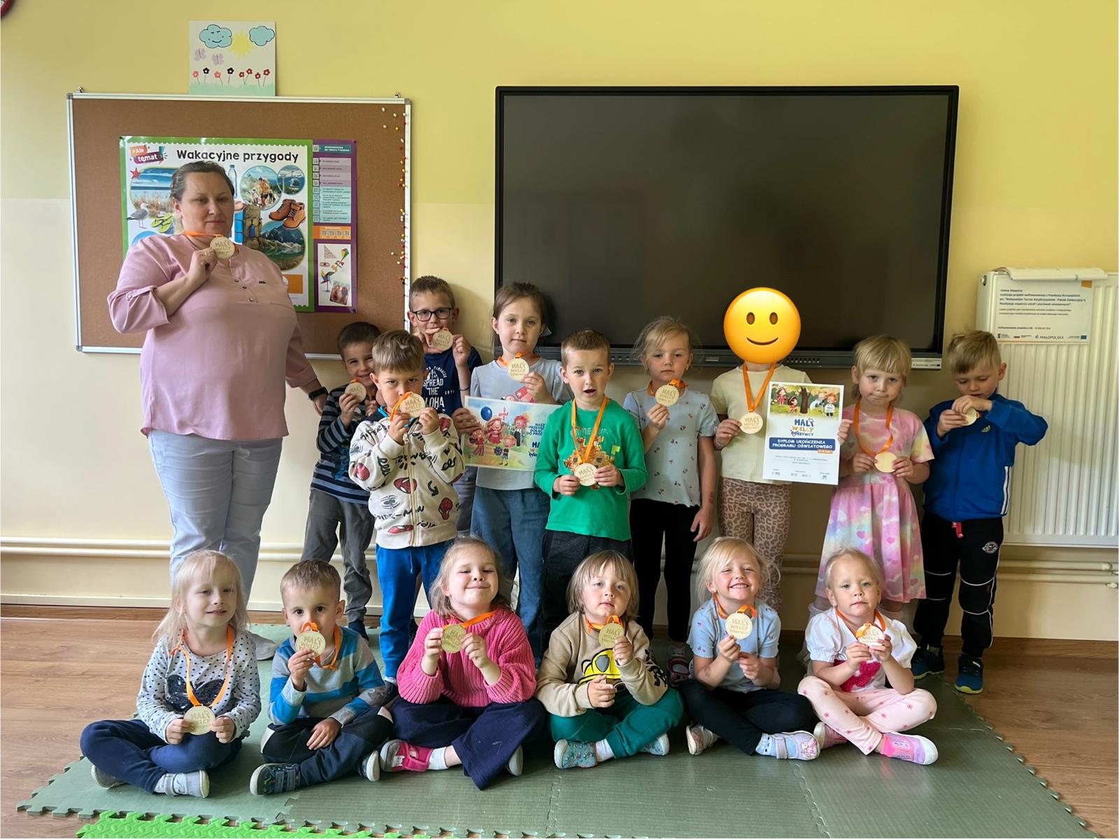 Podsumowanie udziału w projekcie edukacyjnym ,,Mali Wielcy Odkrywcy